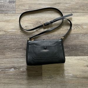 Marc Jacobs Empire Black Crossbody Pebble Leather Purse